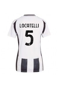 Juventus Manuel Locatelli #5 Fotballdrakt Hjemme Klær Dame 2024-25 Korte ermer